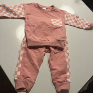 Amazon Kids Matching Set - Pink and White